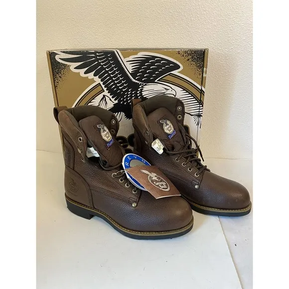 Georgia boot comfort core Work Boots G8863 New in box brown leather 8.5 w.
          
      NWT
