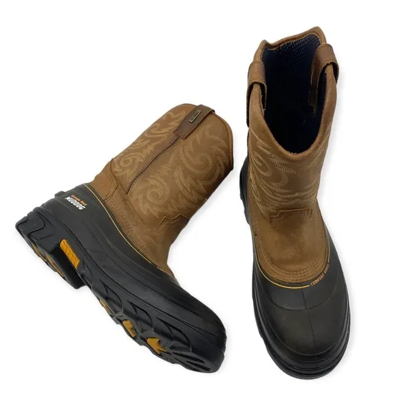 Georgia Boot Muddog Waterproof Leather Western Wellington Work Boot Size: 11.5