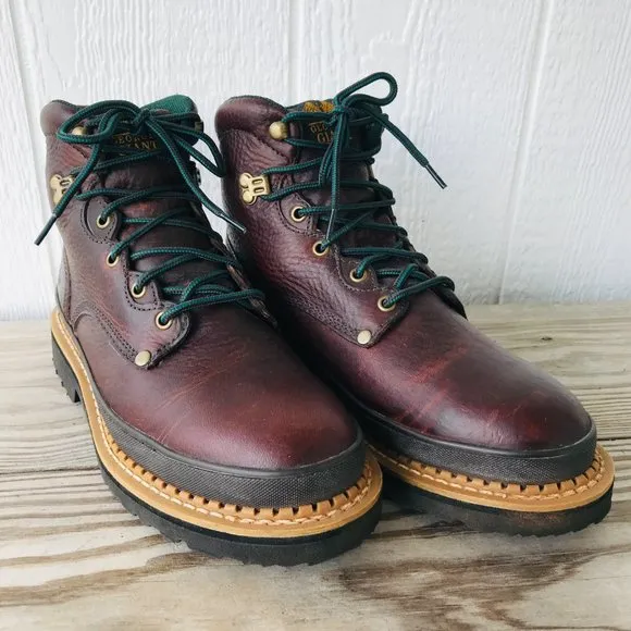 Georgia Giant 6 IN Mens EH Steel Toe Work Boots 8 M G6374