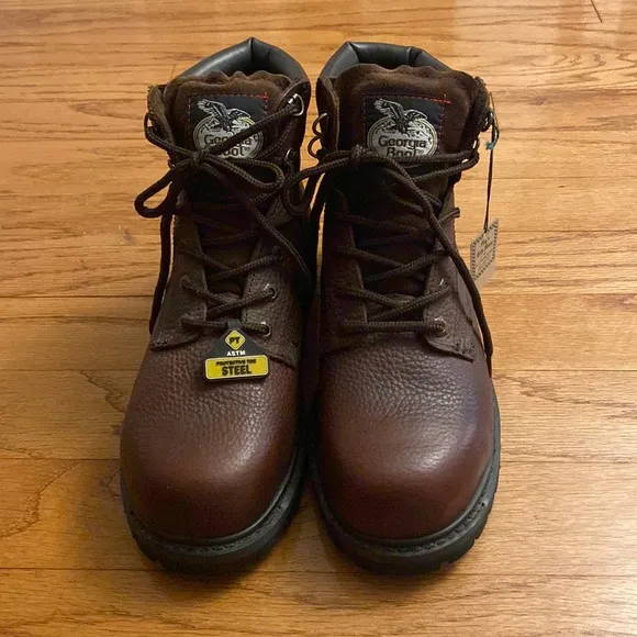 Georgia steel toe boot
          
      NWT