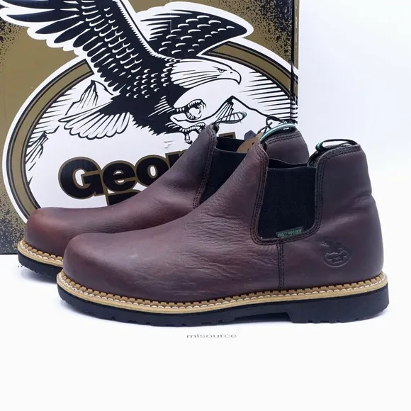 NEW Georgia Giant Romeo Waterproof Steel Toe Work Boots GR530 Brown
          
      NWT