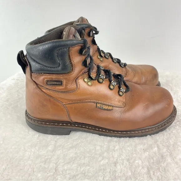 Georgia Boot Men’s 6” Work Boot Steel Boot Briar Brown Size 10.5W