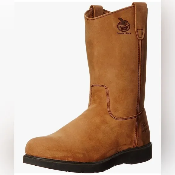 Georgia Boot Mens Mississippi Tan Work Boots Size 9