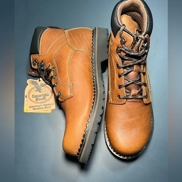 GEORGIA GIANT REVAMP WATERPROOF WORK BOOT BROWN SIZE 9.5M
          
      NWT