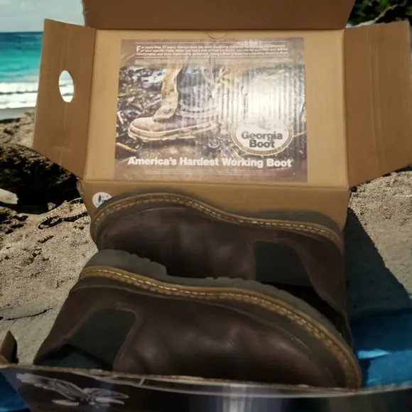 Georgia Boot Dark Brown Men's Boots