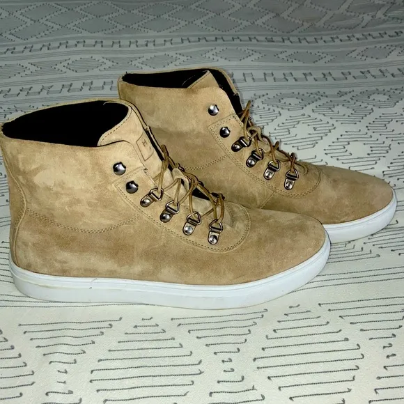 Helm brand “Charlie” hybrid sneaker and boot. Tan color. Men’s size 11.5.