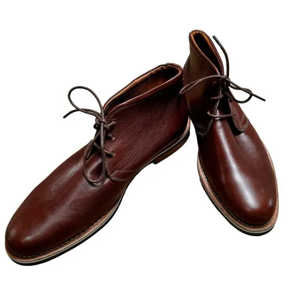 Helm The Hynes Updated Chukka Boots Brown Soft Neymar Leather Comfort Men's 13