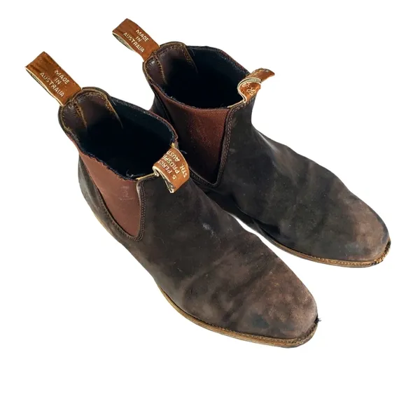 RM Williams Suede Chelsea Boots