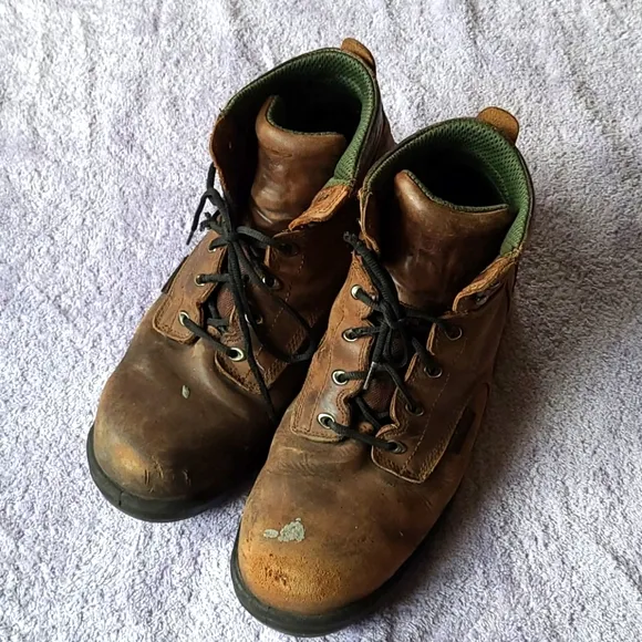 Red Wing leather work boots me sz 13 brown