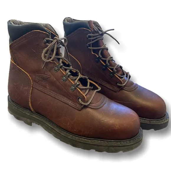 Red Wing Shows Brown Oil Resistant Boots