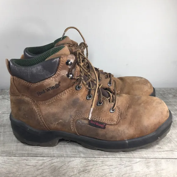 Red Wing Shoes 950 EH Mens Brown Leather Work Sport Hunt Soft Toe Boots Size 13