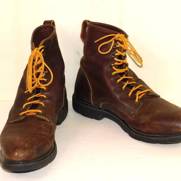 Red Wing 931 Lace Up Leather Work Boots Size 11 1/2D Chore Logger