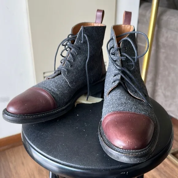 TAFT jack boot in “oxblood” colorway