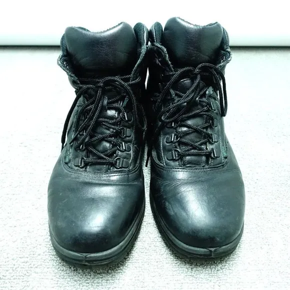 Thorogood Soft Street Leather Chukka Boots SIze 12 W Black Oil Slip Resisting