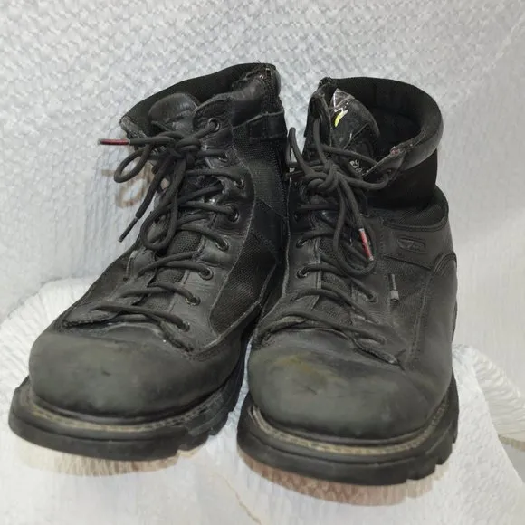 Thorogood dual density, non-marking, oil slip resistant work shoes SZ 14M