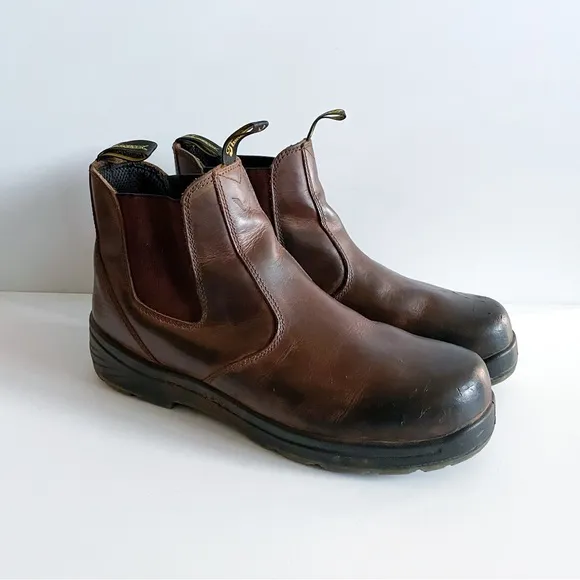 Thorogood Chelsea Brown Leather Steel Toe Boots