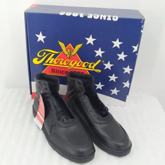 Thorogood Black Code 3 Mid Cut Mens Oxford Non-Safety Toe Shoe Size 10
          
      NWT