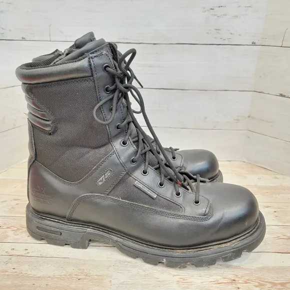 Thorogood Men's 8"  Waterproof Trooper Side Zip Work Boots 834-7991