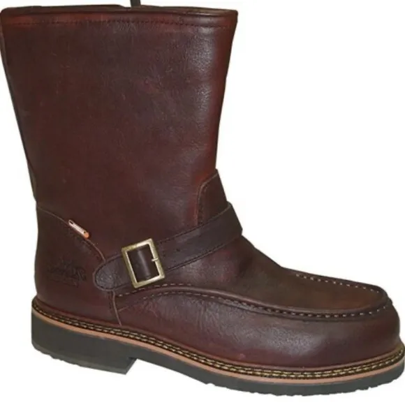 Thorogood Steel Toe Waterproof Grain Leather work Boots size 9.5