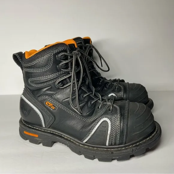 Thorogood Men's 8.5 W Gen-Flex2 6" Composite Safety Cap Toe Boot 804-4445 Black
