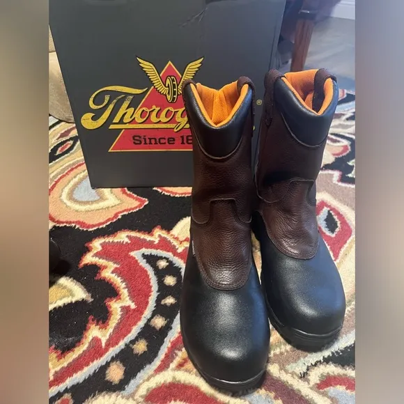 Thorogood waterproof, Wellington, Z track, composite safety boot