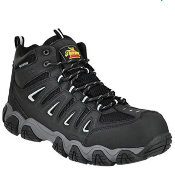 NEW! Thorogood Men’s Black Waterproof Hiker Shoe Work Boot Composite Toe-Size 13
          
      NWT