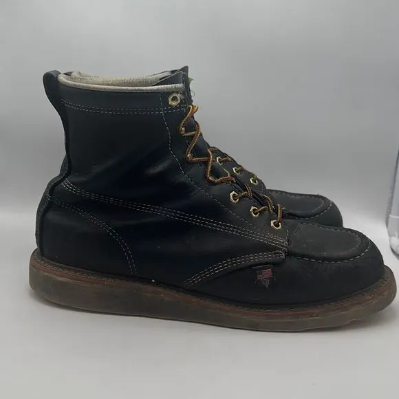 Thorogood Men Size 12 EE Work Boots 814-6201 Wedge Bottom Boots Union USA Made