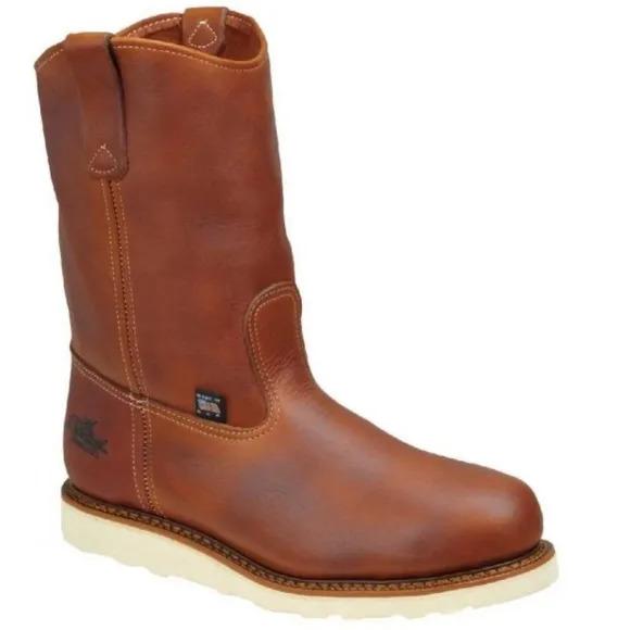 Thorogood Men's American Heritage Wellington Wedge Steel Toe-Tobacco Boots 9.5