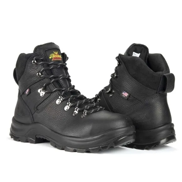 THOROGOOD AMERICAN UNION SERIES Waterproof 6″ Black Steel Toe Work Boot
          
      NWT