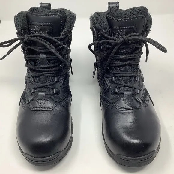 Thorogood 6” Waterproof Side-Zip Black Tactical Boots