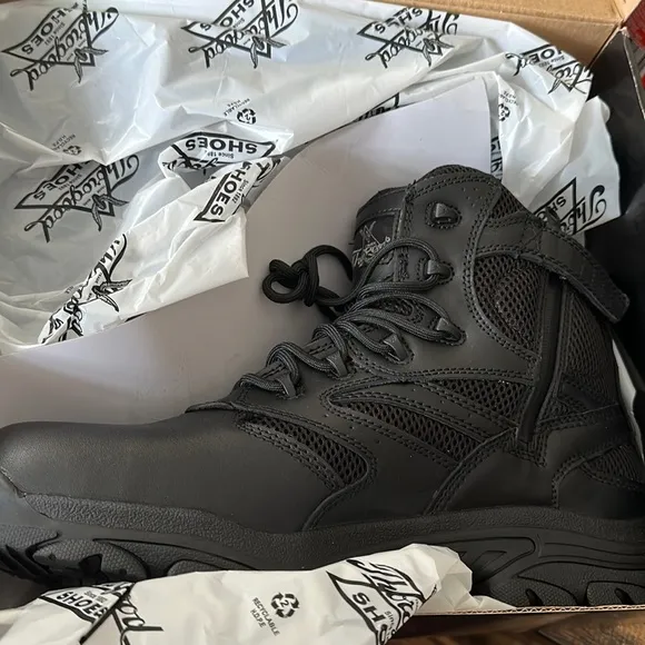 Thorogood 6” side zip EMS boots
          
      NWT