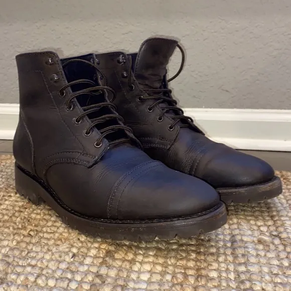 Dark brown Thursday boots