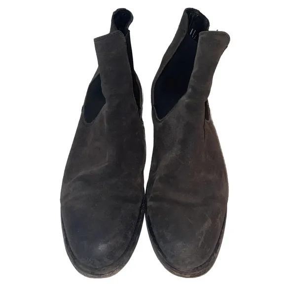 Thursday Boots Cavalier Shadow Gray Brown Men’s Suede Chelsea Boots Size 9