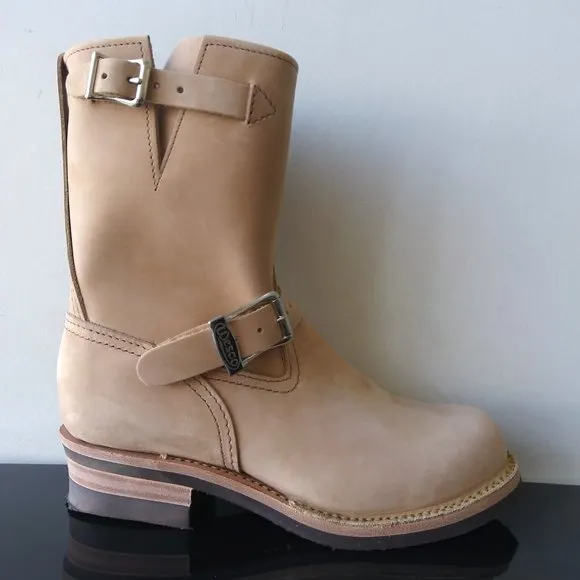 Wesco Men's Custom Boss Engineer Boot in Beautiful Burlap, Handcrafted in USA
          
      NWT