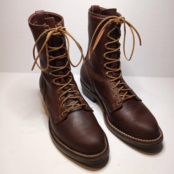 Wesco Leather Logger boots Size 10