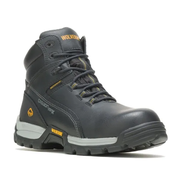 WOLVERINE | Carbon Max black leather work boots