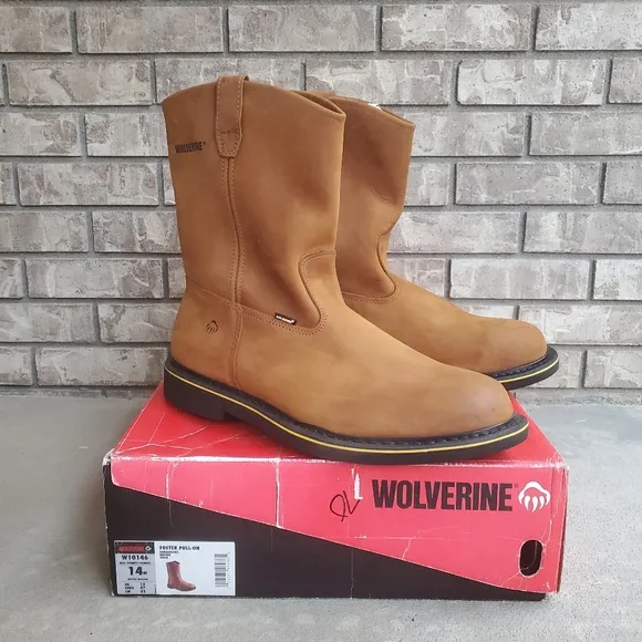 New Wolverine Foster pull-on leather Men's boots
          
      NWT