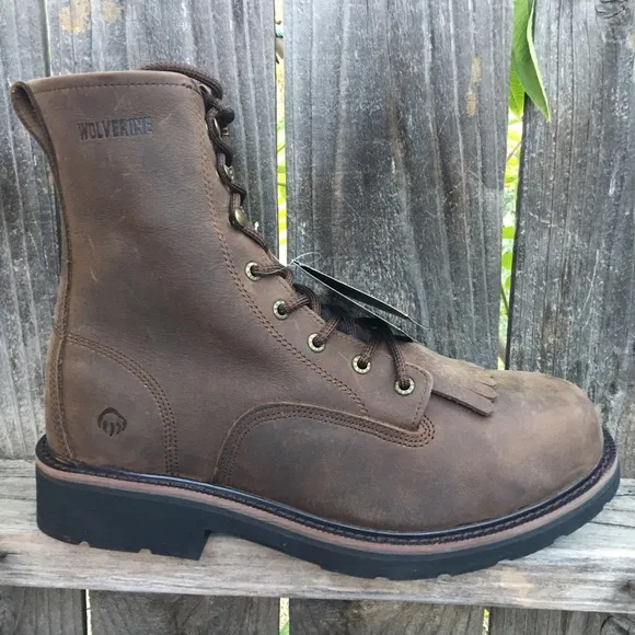 Wolverine men’s Ranchero work boots 8” New
          
      Boutique