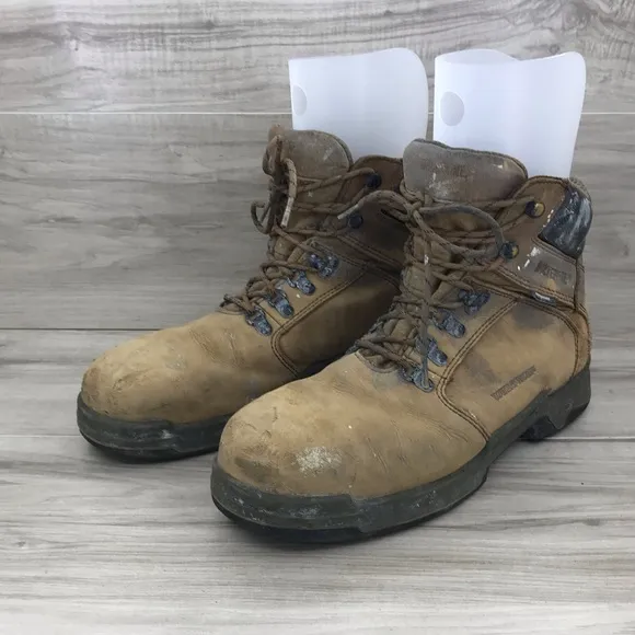 Wolverine durashocks leather waterproof work boots size 11M