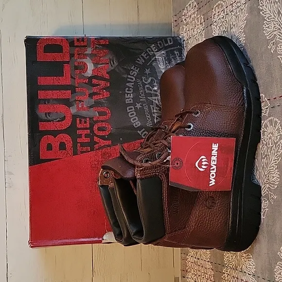 NIB | Wolverine Marquette Steel-Toe 6" Work Boot | 10M
          
      NWT