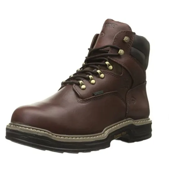 NWT Men's 14 EW Wolverine Darco 6" Waterproof Int Met Steel Toe Work Boot Brown
          
      NWT