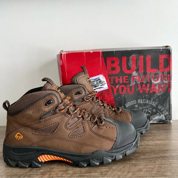 Wolverine Hudson ST EH Mid Cut Hiker Boots OB Men’s Size 9.5