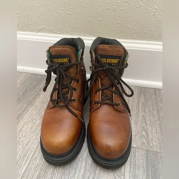Wolverine Leather Boots Oil Resistant Men’s Size 6