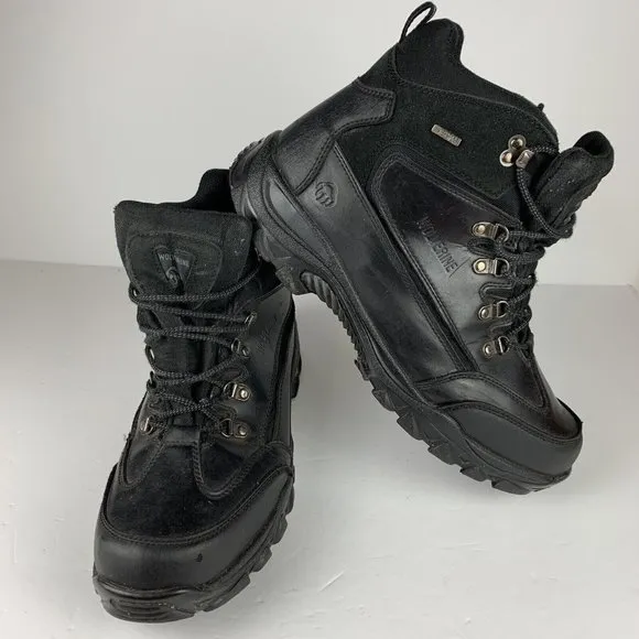 Wolverine Spencer Size 13 Men's Waterproof Black Leather Boots #W05126