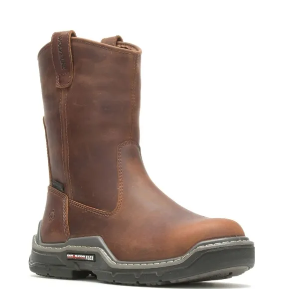 WOLVERINE MEN'S RAIDER DURASHOCKS® WATERPROOF CARBONMAX® WELLINGTON SZ 10M