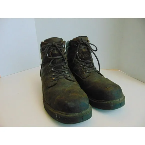 Wolverine Work Boots, all leather in brown The bandit Size 12 EW