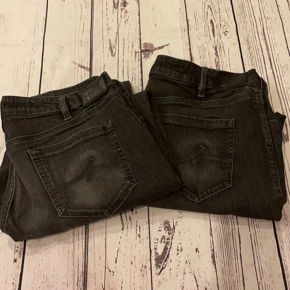34 Heritage Light Black Washed Jeans