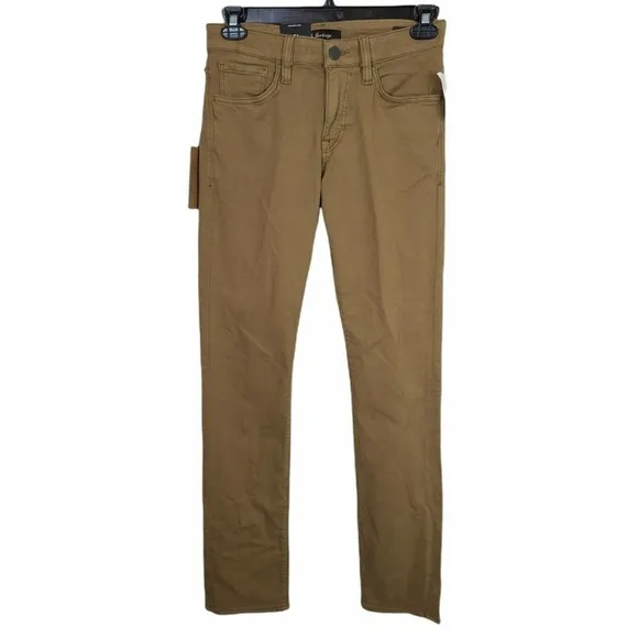NWT MEN'S 34 HERITAGE PANTS JEANS Courage Mid-Rise Straight 28x34 tan
          
      NWT
