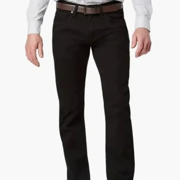34 Heritage mens jeans Black Denim Size 28 "courage" mid-rise straight NWT 5419
          
      NWT
