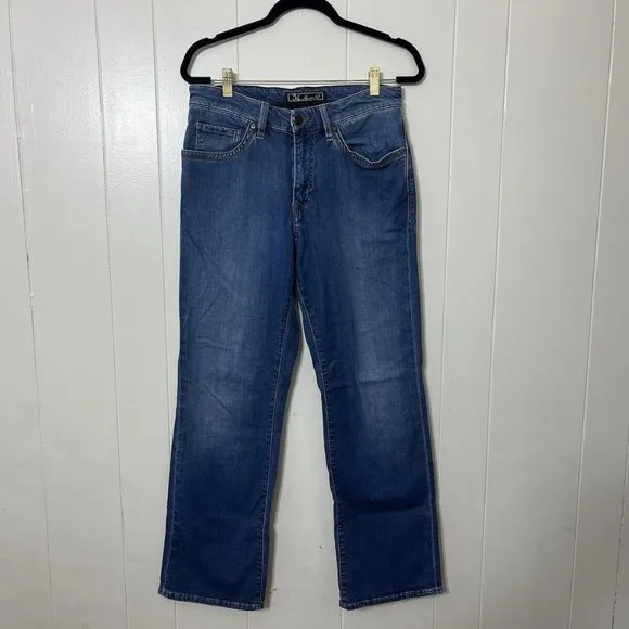 34 Heritage Charisma Mid Rise Classic Blue Jeans Mens Size 33 x30 EUC